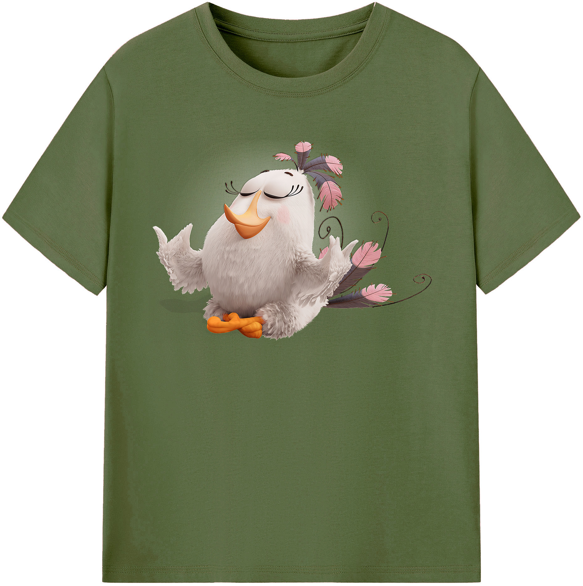（画像用） Angry Birds アングリーバード 綿100％半袖Tシャツ（フロントプリント）